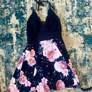 TEEN floral formal dress